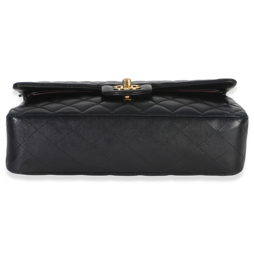 Chanel Black Quilted Lambskin Medium Classic Double Flap Bag - Picture 5 of 8